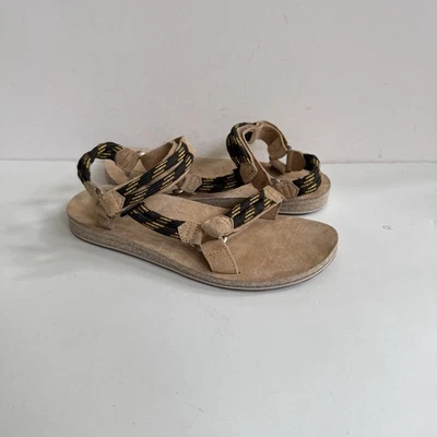 SANDALIA TEVA MUJER ORIGINAL CUERDA UNIVERSAL NEGRA OLIVA TIRAS US 10/EU 41/UK 8 Foto 1 de 4