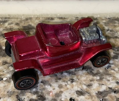 DE COLECCIÓN HOT WHEELS REDLINE 1968 ROSA "HOT HEAP" Falta asiento de coche y parabrisas. Foto 1 de 4