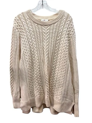 Suéter de pescador Vineyard Vines para mujer 2XL marfil tejido con cable Foto 1 de 4