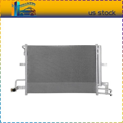 A/C Condenser with Receiver Drier & Oil Cooler For 2011 12 13-2018 Ford Explorer - Изображение 1 из 4