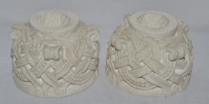 Vintage Paul Borda Dryad Design 109 Celtic Knotwork Candle Holders 1996 - Picture 1 of 4