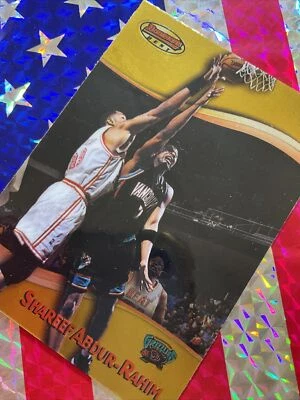 1998-99 BOWMAN’S BEST SHAREEF ABDUR RAHIM #97 GRIZZLIES GOLD BASE CSTR MORE RARE - Image 1 of 3