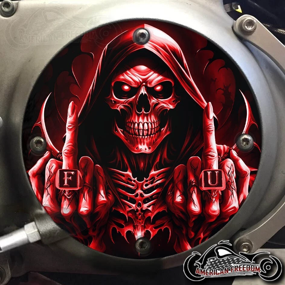 Cubierta de embrague Harley Davidson Sportster 883 1200 Derby 1994-2003 - Red Reaper Foto 1 de 1