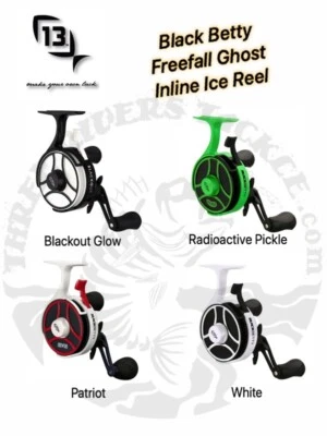 13 Fishing FreeFall Ghost Ice Reel - Choose LH / RH and Color - Image 1 of 2
