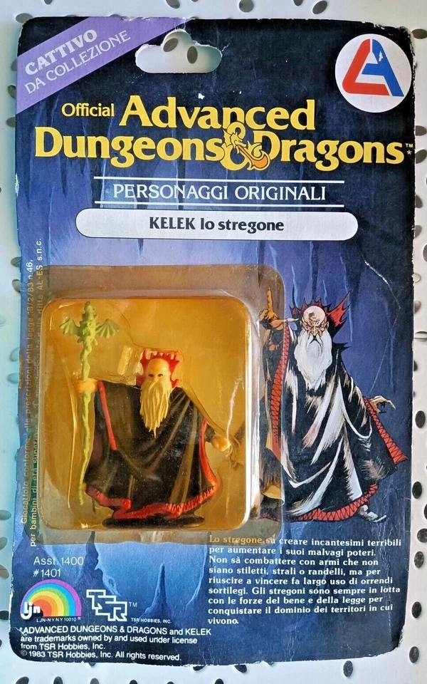 ADVANCED DUNGEONS & DRAGONS LJN TSR MINI KELEK STREGONE 80 NO GALOOB MASTERS  - Imagen 1 de 1