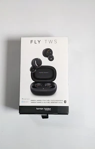 Harman Kardon FLY TWS True Wireless Headphones-Black - Picture 1 of 11
