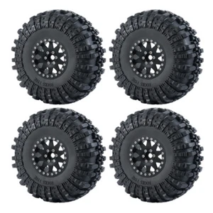 2,2 Zoll Reifen & Metall Beadlock Felge für 1:10 RC Rock Crawler SCX10 Wraith - Bild 1 von 10