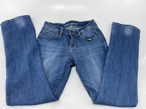 Old Navy Womens Curvy Profile Jeans Med Dark Wash Denim Barely Worn Size 4 - Picture 1 of 6