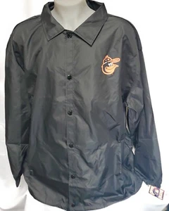 Mens Majestic Cooperstown Collection B&T Baltimore Orioles Nylon Baseball Jacket - Picture 1 of 2