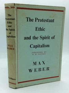 THE PROTESTANT ETHIC AND THE SPIRIT OF CAPITALISM - 1952 printing in dj, scarce - Picture 1 of 4