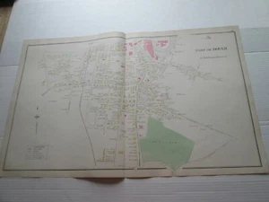 ;1892 NEW HAMPSHIRE ANTIQUE MAP,  DOVER WARD 4, DOVER WARD 2, DOVER WARD 1 - Bild 1 von 6