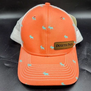 Duluth Pack Moose Pattern Adjustable Baseball Snapback Hat By Ourat Sport Wear - Picture 1 of 11