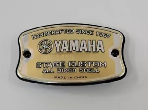 Yamaha Stage Custom Drum Badge with Mounting Screws (with serial number) - Picture 1 of 2