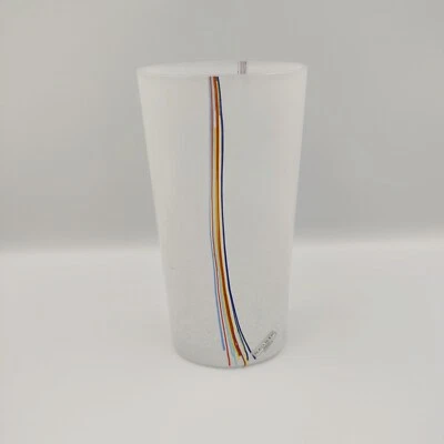 Винтажная ваза серии Rainbow с подписью известного стекла B.Vallien для Kosta BODA - Изображение 1 из 4