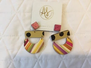 Audra Style Boutique Ohrhänger Abstrakt Neu - Bild 1 von 4