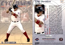 Tyler Davidson 2004 Choice Brooklyn Cyclones #14 Card *AutographDen*
