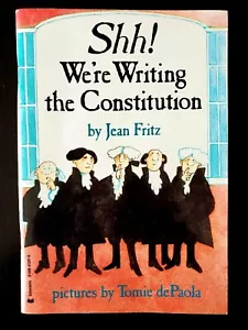 Shh! We're Writing the Constitution by Jean Fritz (1987, Paperback) - Imagen 1 de 4