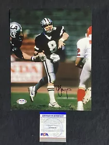 Steve Young Los Angeles Express HOF foto autografata firmata 8x10 ~ PSA/DNA - Foto 1 di 4