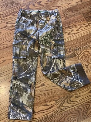 RealTree Youth 14/16 XL Camoflauge Cargo Pants Pockets Hunting Fishing VGC - Image 1 of 4