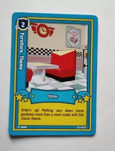 Webkinz Trading Card Series 2 Furniture, Theme Diner B2-46/85 - Picture 1 of 2