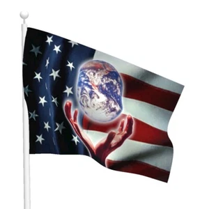 Patriotic World 3 x 5 Solar Max Nylon mit Kopf und Ösen - Bild 1 von 1