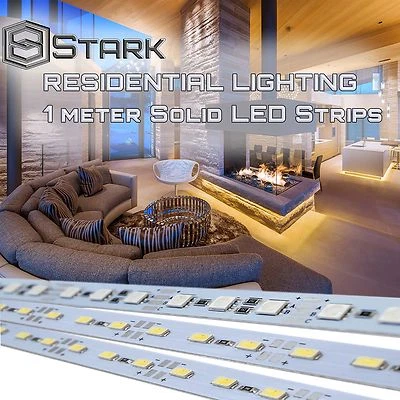 STARK 1M 72 LED 5050 RGB or 5630 SMD Strip Single Color Light Aluminum Case Display