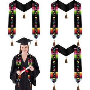 3 Pcs Class of 2024 Mexican Graduation Stole Mexican Graduation Sash Hispanic... - Picture 1 of 6