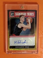 2018-19 Donruss Optic KEVIN HUERTER RC Signature Series Rookie Black Gold Auto/8