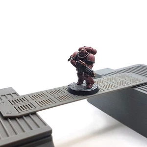 Iron Walkway Bridge 28 mm Legión de Ciencia Ficia Wargaming Mesa Paisaje Scatter Terreno - Imagen 1 de 3