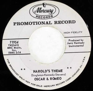 Oscar & Romeo, Harold's Theme - Phil's March, Mercury Records 71954 - Picture 1 of 1