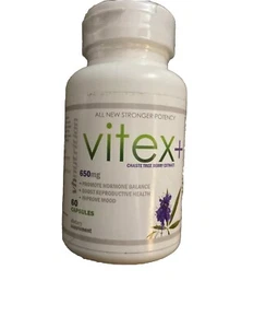 VH Nutrition Vitex+ 650mg Vitex Chaste Tree Berry 60 Caps EXP 03/2025 - Picture 1 of 1