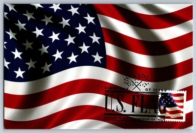 #5160 US Flag FDC Maxi Card w/Pictorial Cancel - Image 1 of 2