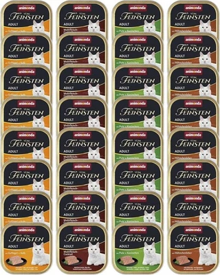 Animonda Vom Feinsten Adult Nassfutter, getreide- und zuckerfrei (32 x 100 g) - Bild 1 von 4