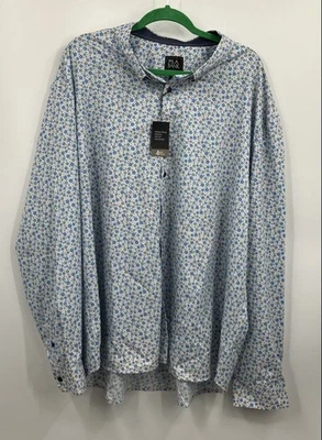 Nuevo con etiquetas Jos. A. Camisa Bank Para Hombre Multicolor Floral Calce Ajustado Abotonada Talla 4X Foto 1 de 4