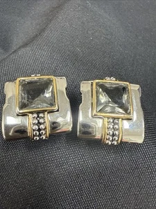 Vintage Clip On Earrings - Picture 1 of 3