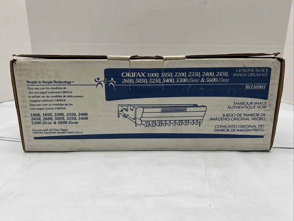 KIT DE BATERÍA ORIGINAL OKI DATA 56116901 IMAGEN NEGRA OKIFAX 1000 1050 2200 2350 AT-27 Foto 1 de 4