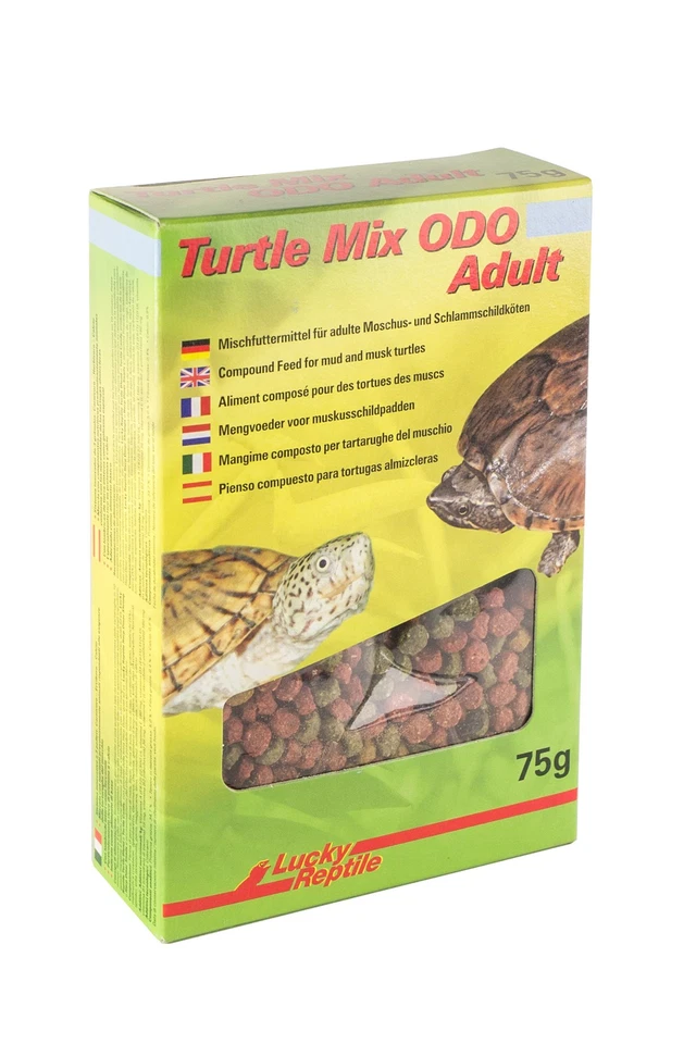 Lucky Reptile Turtle Mix ODO Moschusschildkrötenfutter, Adult 75 Gramm - Bild 1 von 1