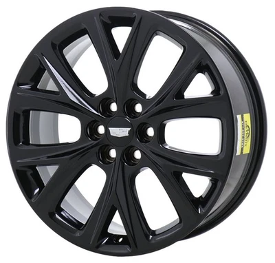 20" Cadillac XT5 Wheel Rim Factory OEM 4835 2017-2023 Gloss Black - Изображение 1 из 2