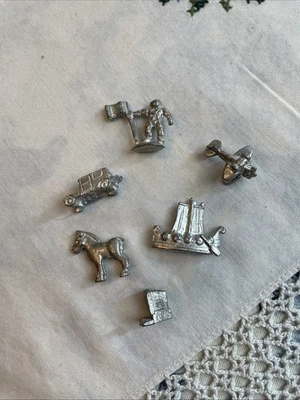 Millenniumopoly Player Pieces/Replacements Lot Of 6 Horse Astronaut Model Ford.. - Image 1 of 4