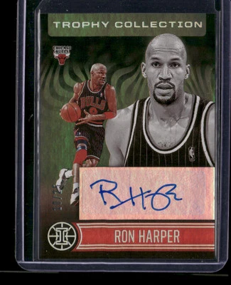 2020-21 Panini Illusions #TC-RON Trophy Collection Signatures Ron Harper #/25 - Image 1 of 2