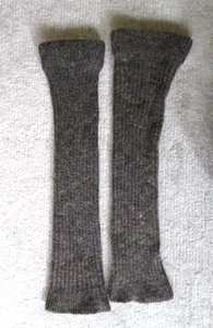 Stulpen Strickstulpen Wolle strümpfe overknee strick stulpen sexy warm braun - Bild 1 von 4