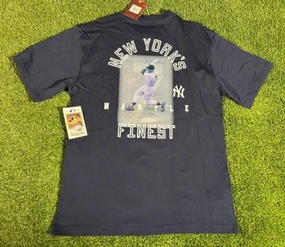Camisa de béisbol retro auténtica "NY's Finest" Mickey Mantle de los Yankees de Nueva York nueva con etiquetas Foto 1 de 4