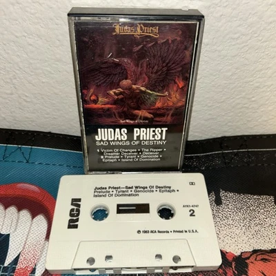 JUDAS PRIEST - SAD WINGS OF DESTINY - CASSETTE TAPE - GLENN TIPTON - KK DOWNING - Image 1 of 4