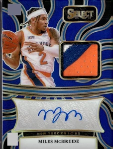 2024-25 panini select #am-mcb Miles McBride 3 color patch  /49 - Picture 1 of 2