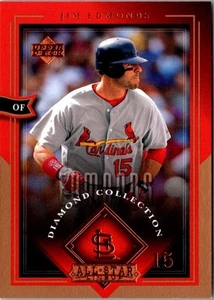 2004 Upper Deck Diamond Collection All-Star Lineup Jim Edmonds Baseball Card - Picture 1 of 2