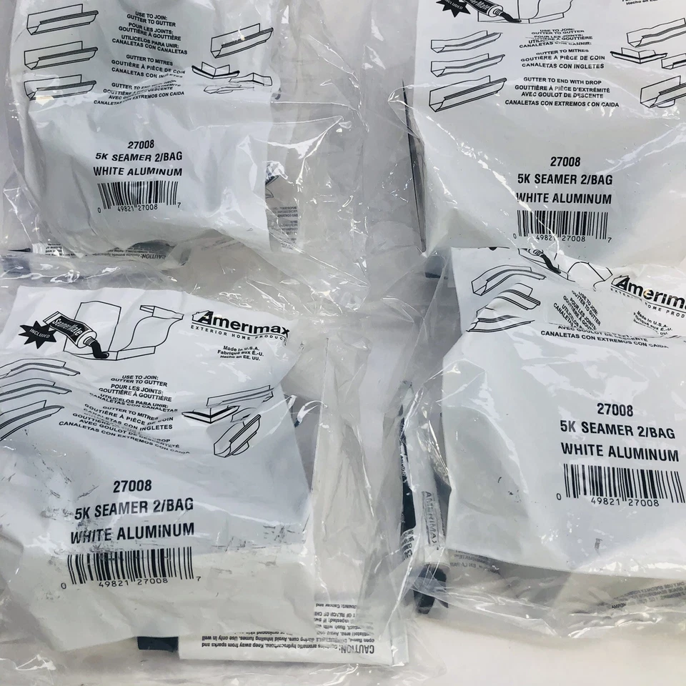 Amerimax Home Products 27008 2pk White Aluminum Seamer