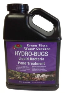 Green Vista Hydro-Bugs 128 oz Liquid Bacteria Pond Treatment - water garden lake - Picture 1 of 2