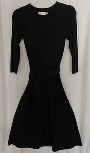Eliza J Dress Women S Black Fit & Flare Sweater Knitted Gorgeous! - Bild 1 von 17