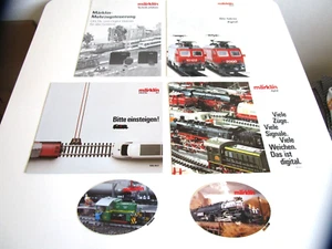 4x Märklin - Digital Broschüren 1985-86 -90/91 und 2 Märklin -Aufkleber --- 1449 - Bild 1 von 5