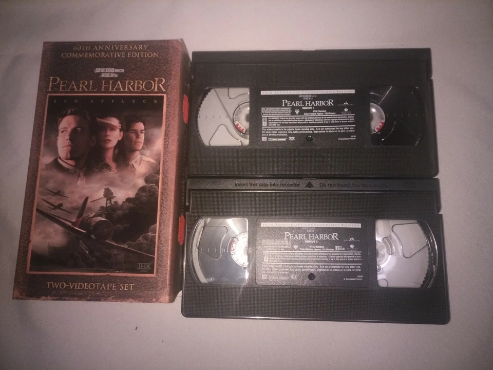 Pearl Harbor (VHS, 2001, 2-Tape Set, Pan  Scan 60th Anniversary Commemorative... - Image 1 of 1